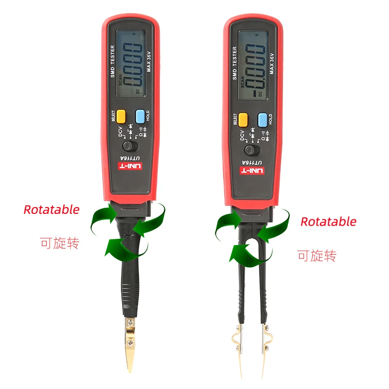 UNI-T UT116A SMD Tester; Resistor / Capacitor / Diode (RCD) Parameter Meter / SMD Digital Multimeter UT116C