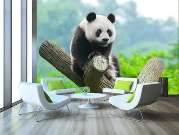 

[Self-Adhesive] 3D Panda 45852 Wall Paper mural Wall Print Decal Wall Murals