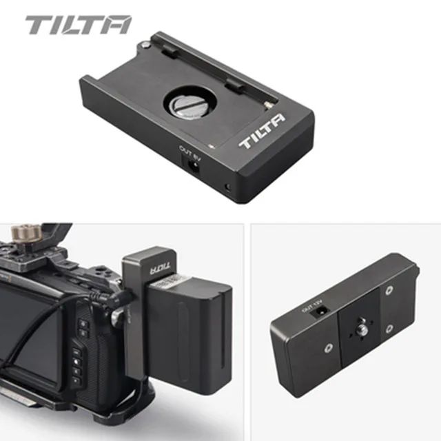 Tilta BMPCC 4K TA-T01-A-G Полная Клетка для камеры все аксессуары для камеры Blackmagic Верхняя ручка Боковая ручка F970 пластина - Цвет: F970 Plate