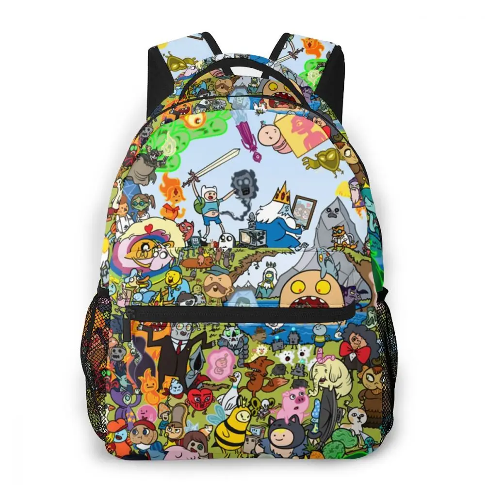 

Adventure Time Backpack for Girls Boys Travel RucksackBackpacks for Teenage school bag