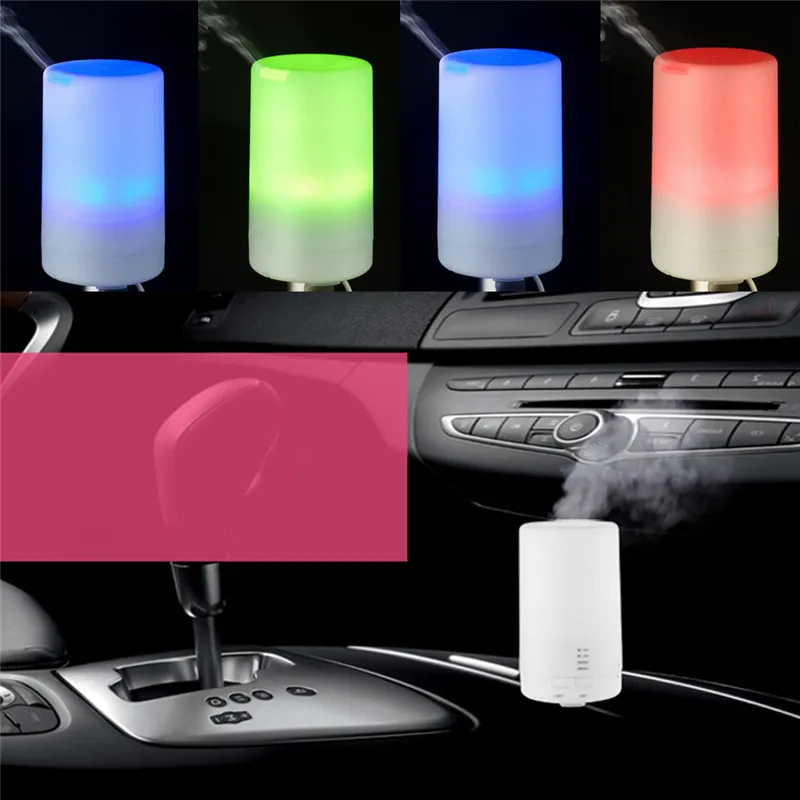 

Car aromatherapy humidifier LED Aroma Humidifier Purifier Mist Maker Air Aromatherapy Essential Oil Diffuser Hot Sale