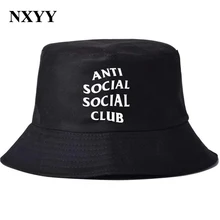 NXYY, хип-хоп Панама, модная уличная Уличная Повседневная универсальная шапка с буквенным принтом в рыбацком стиле унисекс, простые головные уборы