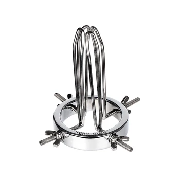 Extreme Anal Vaginal Dilator Vaginal Speculum Mirror Adult Metal Anus Pussy Dilator Anal SM toy For Woman utt Expansion Device 4