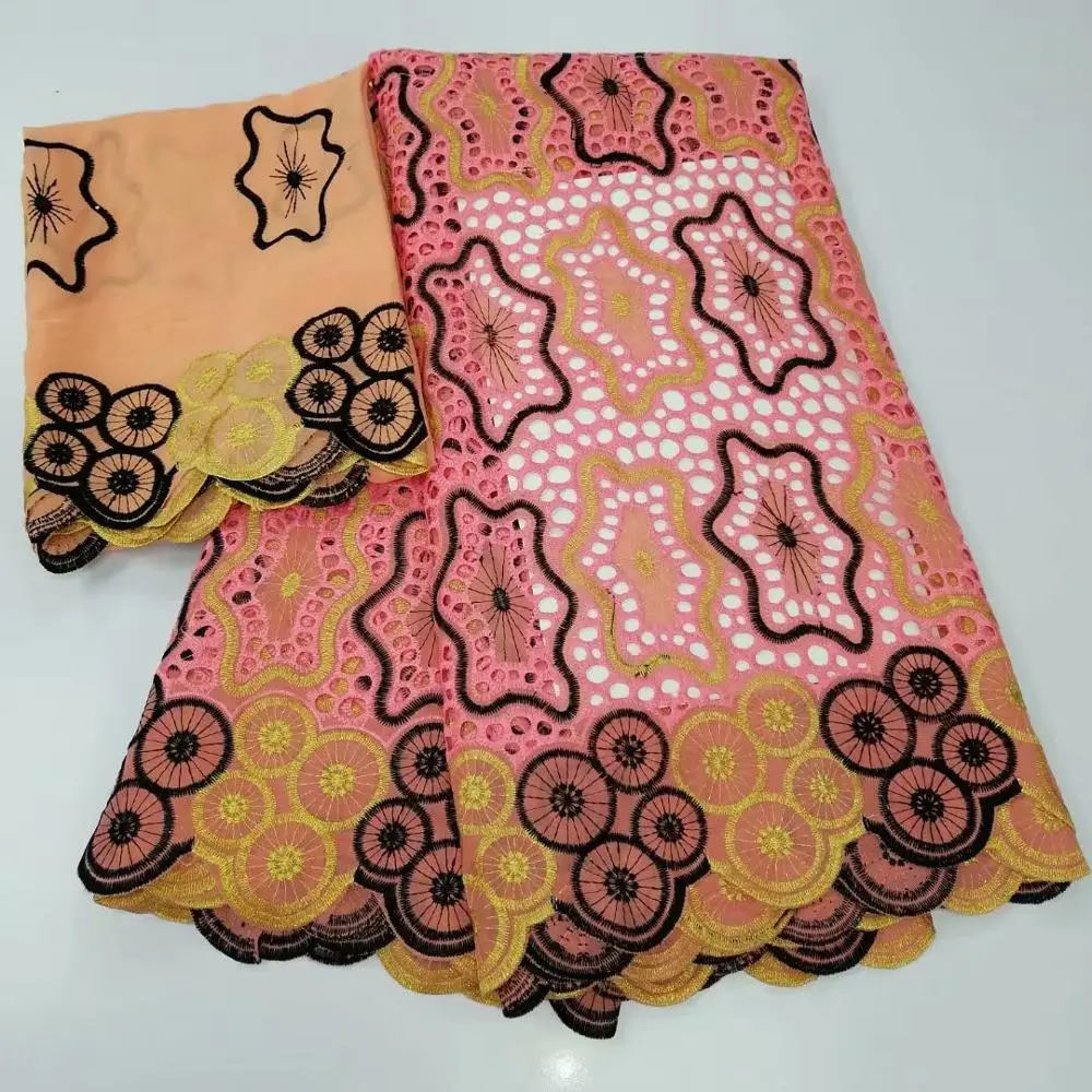 Высокое качество французское кружево в нигерийском стиле кружевная африканская кружевная ткань для вечерние платья 901-1