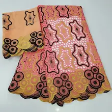 Высокое качество французское кружево в нигерийском стиле кружевная африканская кружевная ткань для вечерние платья 901-1