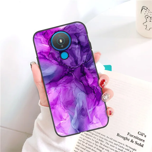 Soft Marble Phone Case For Nokia 1.4 8.3 5G Cases For Nokia 7.3 7.1 Plus 5.4 2.4 3.4 3.2 9 1.3 5.1 2.1 Silicone Protective Cover MA05