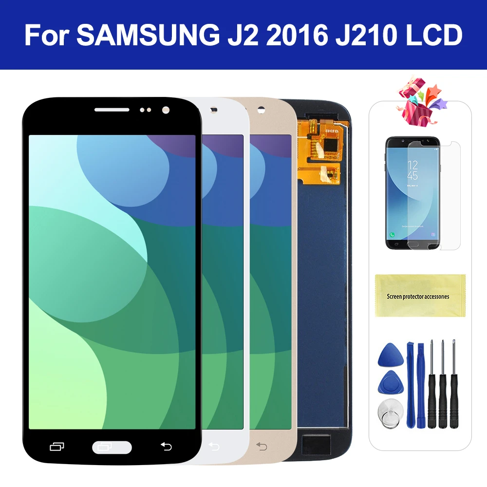 Original Lcd Display For Samsung Galaxy J2 16 J210 J210f Lcd Display Touch Screen Digitizer Assembly Replacement Mobile Phone Lcd Screens Aliexpress