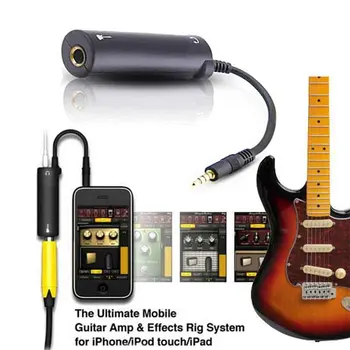

Guitar Link Audio Interface Cable AMP Amplifier I-Rig Converter Effects Pedal Adapter Tuner System Convertor for iPhone iPad