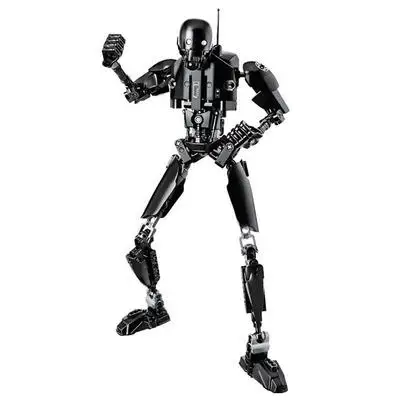 Звездные войны Tie Fighter AT-TE Walker Дарт Вейдер замок фигура Строительные блоки кирпичные игрушки для детей - Цвет: Светло-серый