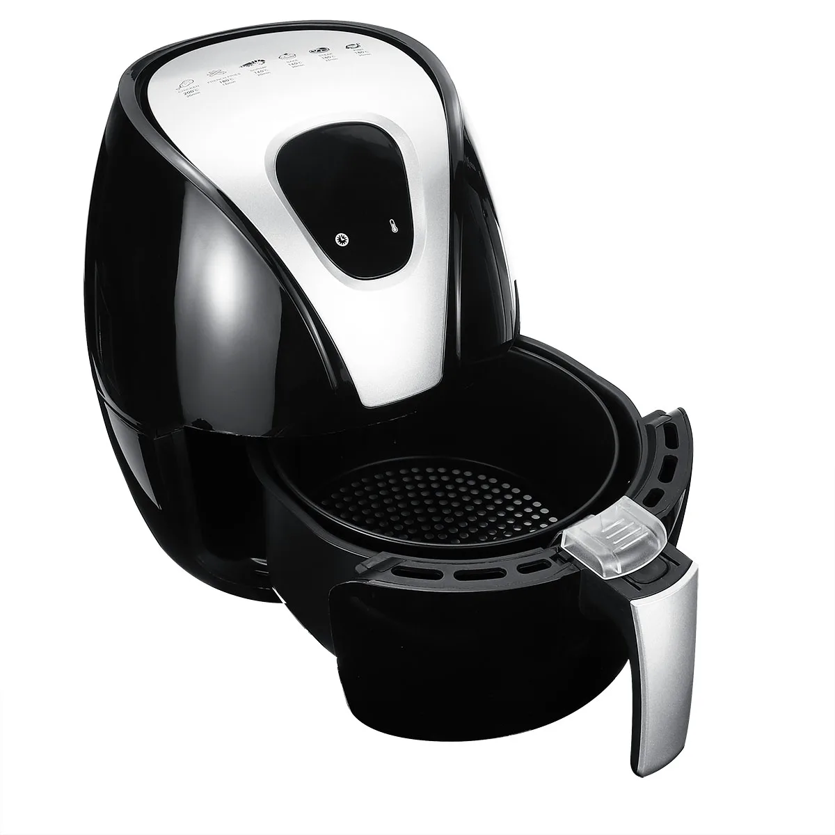 Fritadeira de ar Fogão de Saúde Óleo de Gordura Multi-funcional Digital Temporizador Forno Baixo Livre 6 Predefinido Alimentos Grelhar Fritadeira Profunda 1500w 10 High Quality Eletrodomésticos