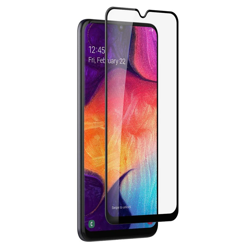 3D изогнутое полное покрытие из закаленного стекла для samsung Galaxy A50 A40 A30 A40E A70 A80 A90 Защитная пленка для экрана телефона