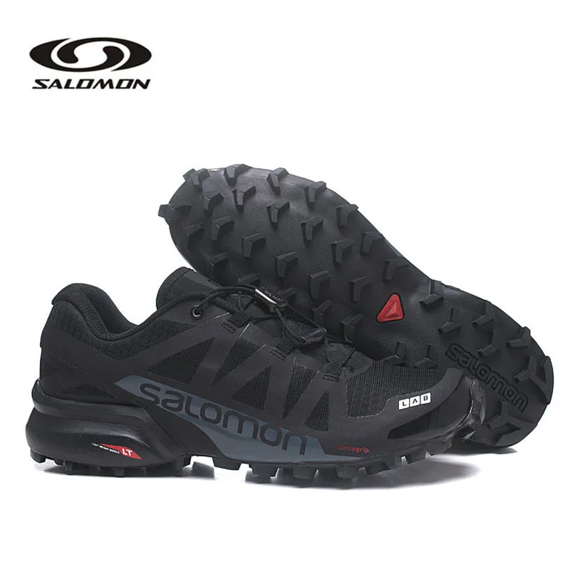 Men-Cross 5-4 Salomon speed CROSS Pro 2 мужские кроссовки Красные Мужские дышащие фехтовальные кроссовки Salomon speed Cross 5 мужские кроссовки беговые кроссовки - Цвет: Men-Cross 5-4