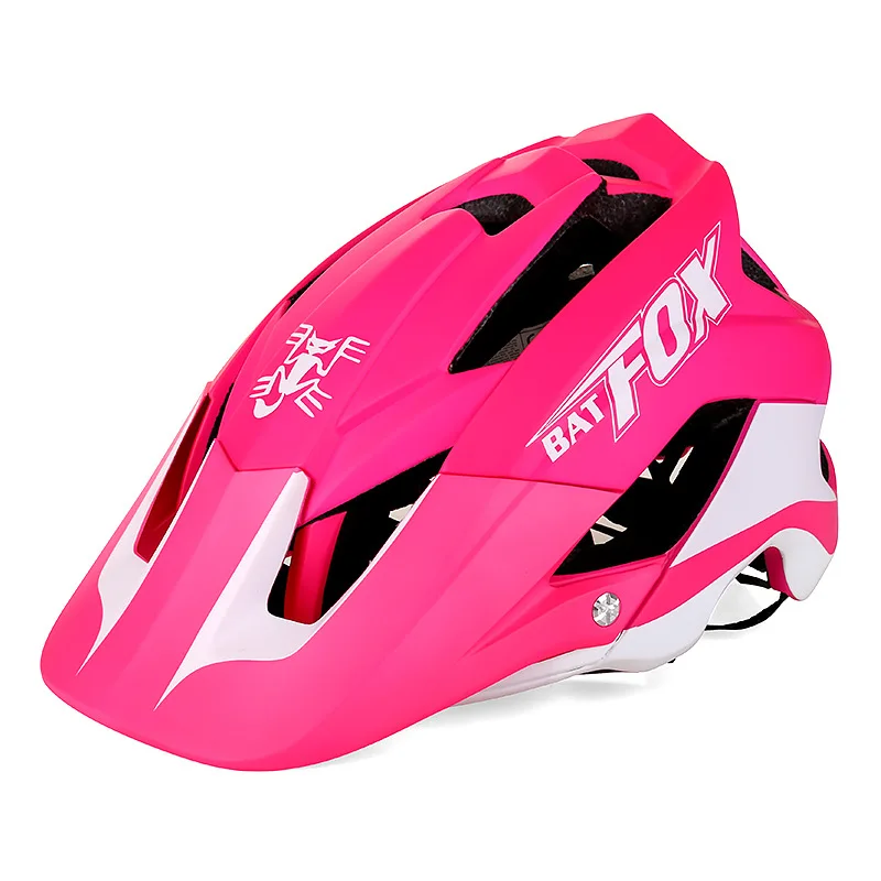 BATFOX в целом литье велосипедный шлем ультра-легкий дорожный шлем «летучая мышь» с рисунком лисы DH AM высококачественный MTB велосипедный шлем длинным рука