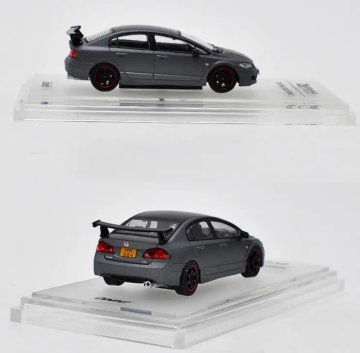 1: 64 Honda Civic FD2 модель автомобиля из сплава, изысканный подарок, Коллекционная модель автомобиля, литая металлическая модель игрушечного