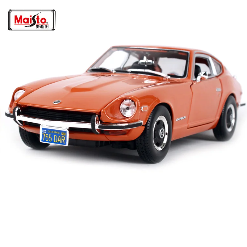 Maisto литые модели автомобилей Nissan Datsun 240z оранжевые синие для nissan classic 31170 |