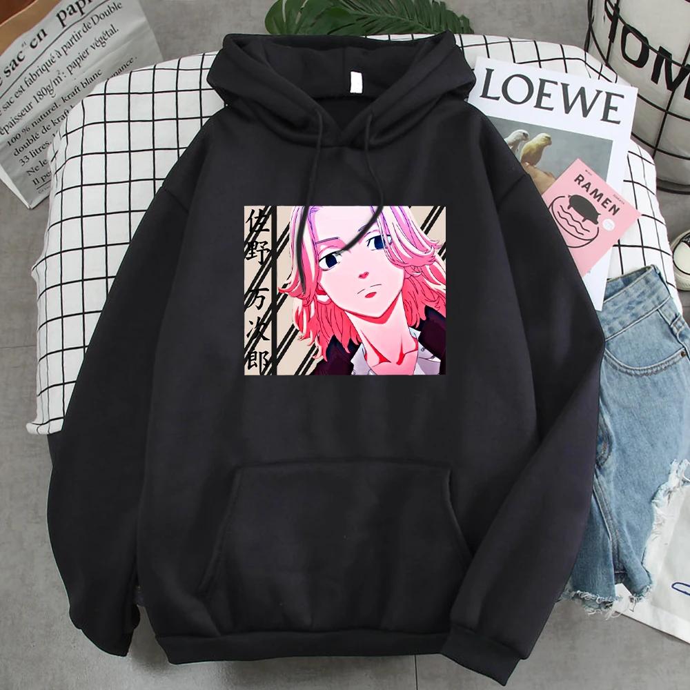 

Hoodies Mikey Tokyo Revengers Anime Men's Hoodies Loose Streetwear Punk Man Sweatshirts Harajuku Fashion Men Casual Clothes
