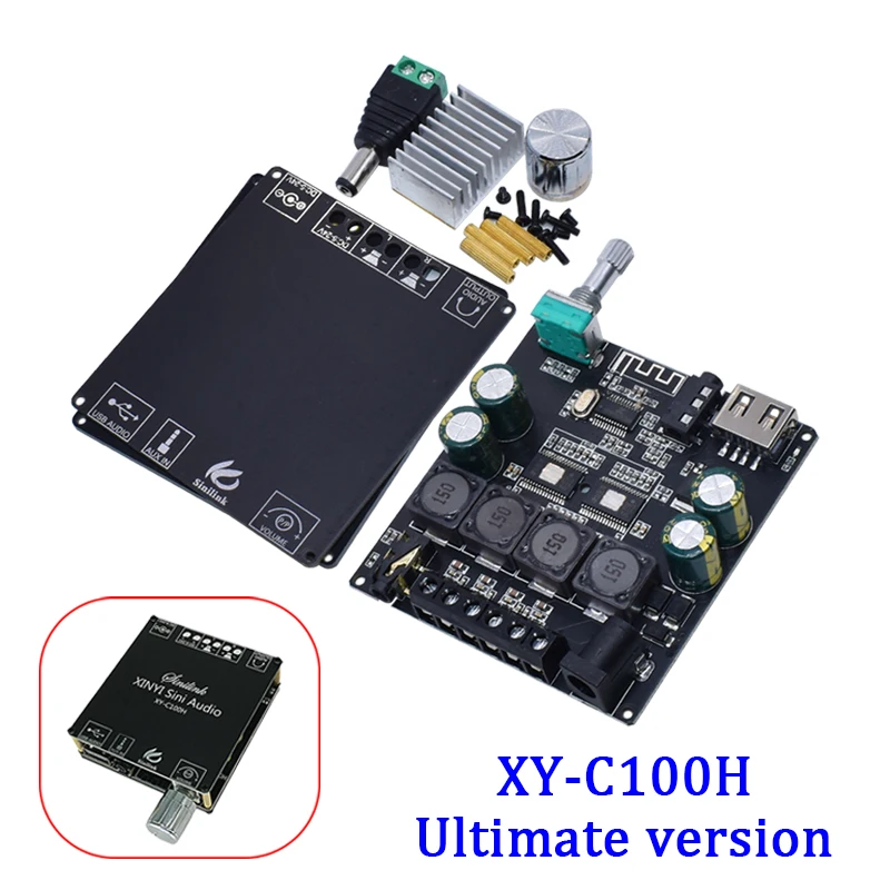 Bluetooth 5.0 TPA3116 100W+100W HIFI High Power Digital Amplifier Stereo Board 