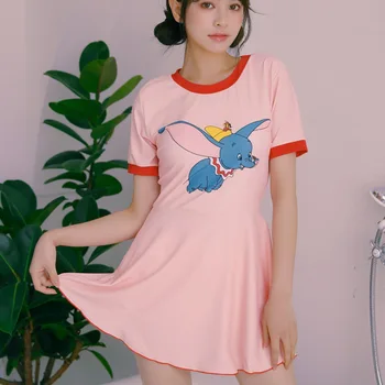 

Women's One-Piece Swimsuit Swimwear Push Up One Piece Female Plus Size Women Woman Fused New Winter 2019 Swimsuits With Skirt