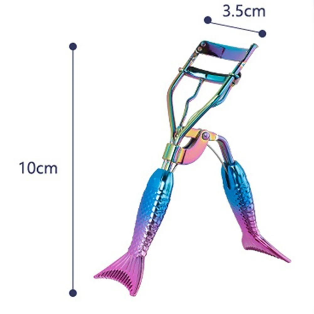 Русалочка, щипцы для завивки ресниц, накладные ресницы, зажим для завивки, косметические инструменты для макияжа, аксессуары из углеродистой стали