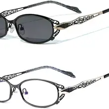 Винтажные солнечные фотохромные очки для чтения, красные женские регулируемые очки с мультифокальным диоптрием, прогрессивное стекло FML