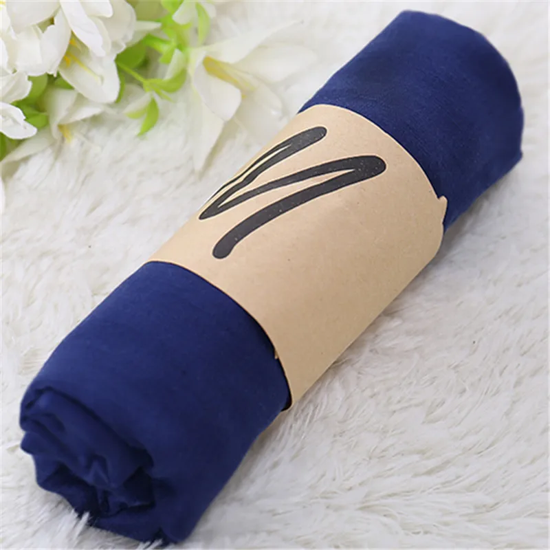 Cotton Linen Scarf Women Designer Luxury Spring Winter Warm Scarfs Pashmina Hijabs Scarves Shawls Wraps Foulard Headband