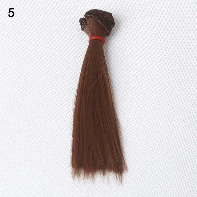 5pcs/lot  20cmx100cm 25cmx100cm  BJD doll wig hair straight wigs hair--24colors option 4