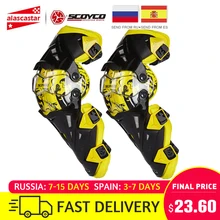 Scoyco мотоциклетные наколенники для мужчин Защитное Снаряжение Наколенник наколенник Rodiller оснастить мужчин t gear Мотокросс Joelheira Moto