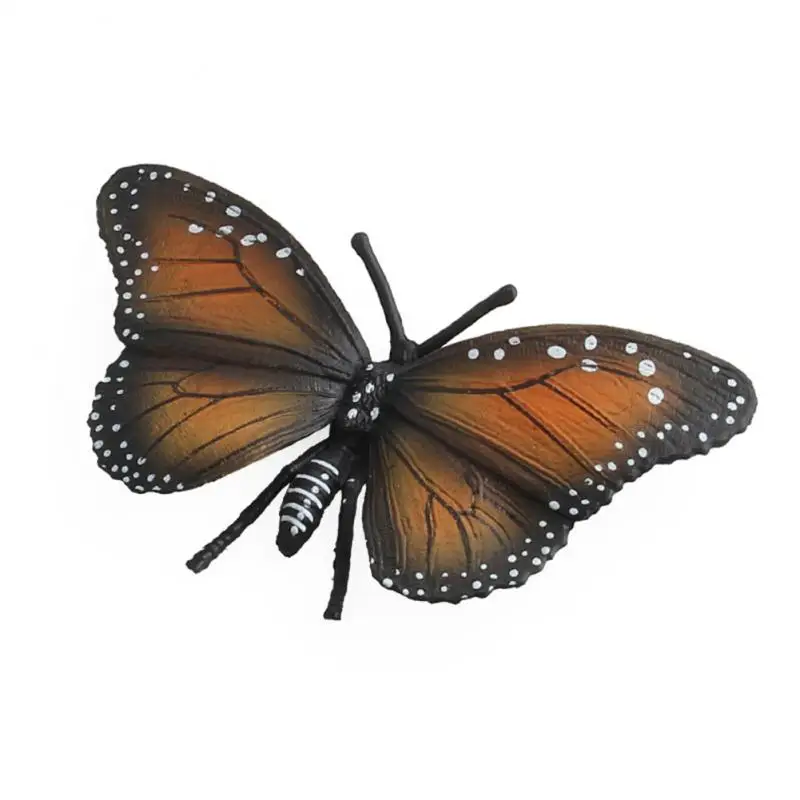 Plastic Insects Toy Simulation Animal Model For Collection Butterfly Baby Science Cognition Toy Kid Classroom Halloween Gift