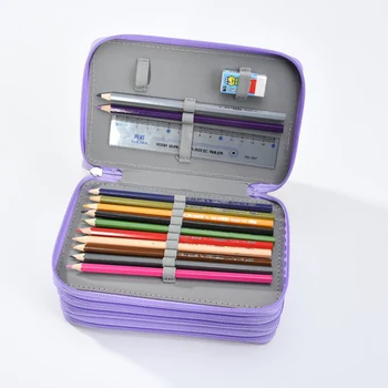 

72 Holes Penal School Pencil Case for Girls Boys Pen Box Big 4 Layers Pencilcase Cartridge Bag Kawaii Large Penalties Stationery