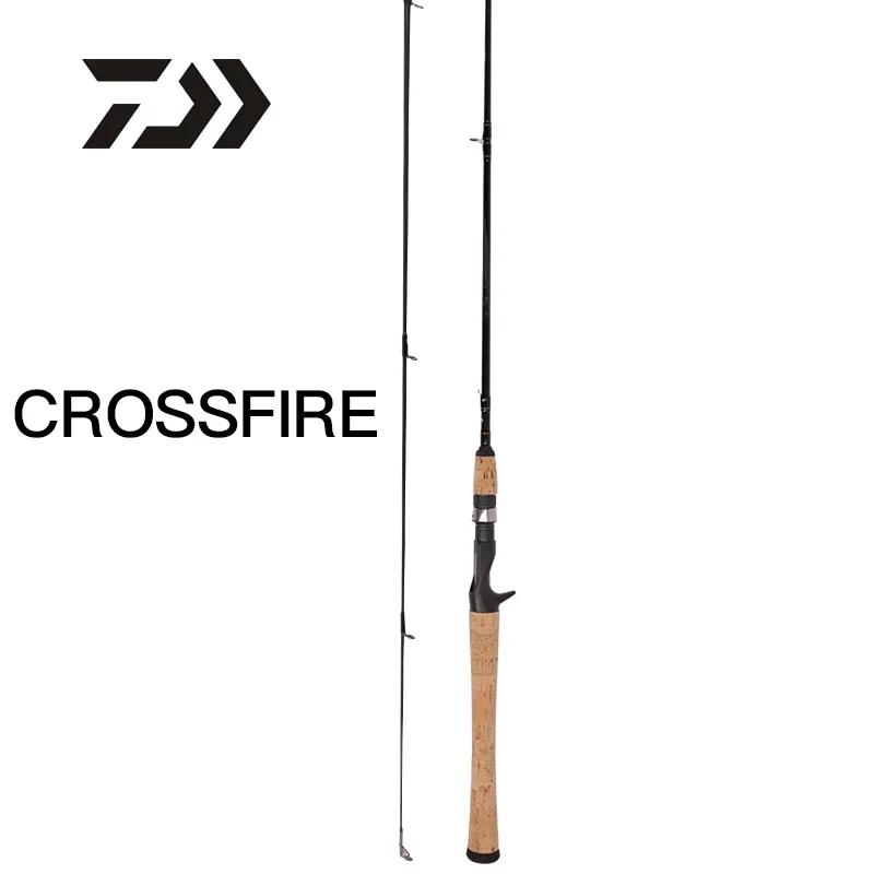 Новейший оригинальный спиннинг DAIWA CROSSFIRE, 1,83 м, 1,98 м, 2,13 м, литая удочка для быстрого действия, мощная направляющая из оксида алюминия для мн|Удочки| | АлиЭкспресс