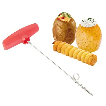 

Kitchen Tools Plastic Potato Stainless Steel Hollower Potato Reeler Kitchen Potato Cup Can Make Potato