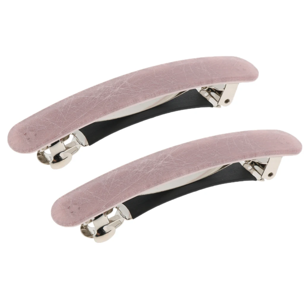 2Pcs Fashion Vintage Hair Clips for Women Hair Barrette French Acetate Hair Styling Accessories Automatic Hairpin 