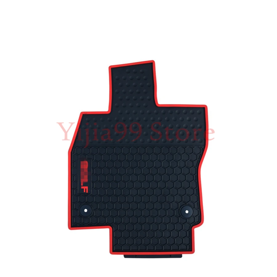 

1pc Black Mat Custom For Volkswagen Golf Sprotsvan Scirocco Jetta Tiguan Touareg Anti-slip Durable Rubber Car Floor Mats