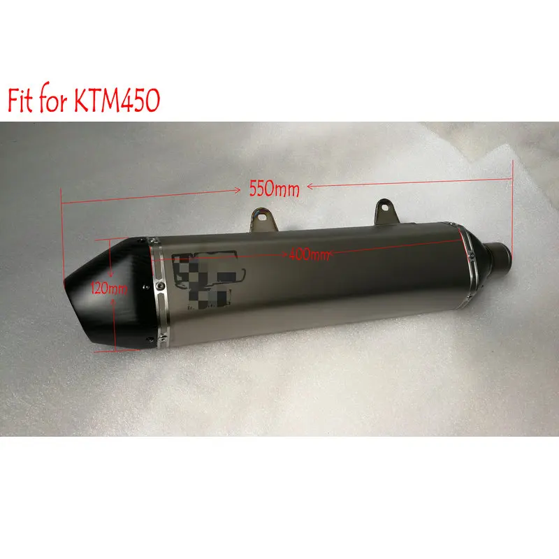 

Customized muffler for KTM 450 Real Titanium exhaust for KTM450 Excellent Quality escapement for KTM450