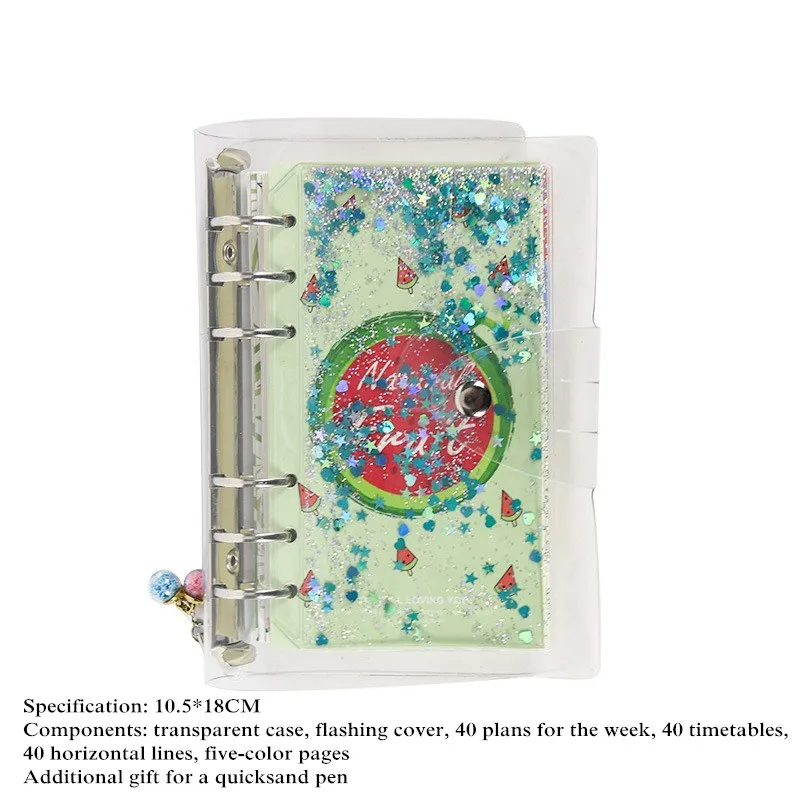 Милые блокноты A6 binder Единорог блокнот 90 листов путешествия журнал ежемесячный планировщик caderneta дневник планировщик cuadernos y libretas - Color: Pink