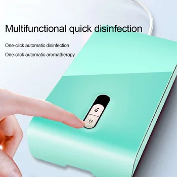 

Phone UV Smartphone Sterilizer Box Home Cleaning Smart Phones Face Mask Disinfection Cabinet With Aromatherapy Sterilisation