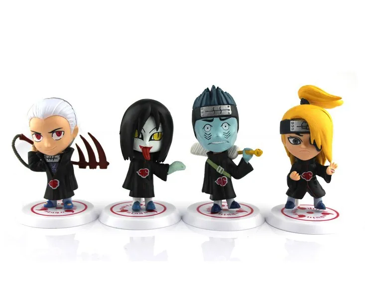 

Naruto Anime Cute Xiao Organization Full Set 11-Kakashi/Sasuke Garage Kit Model Toy