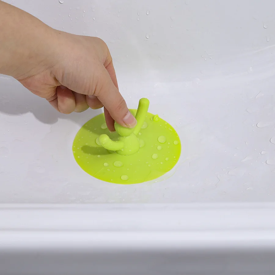 Silicone Floor Drain Cover Floor Drain Cover Plug Stopper Washbasin Plug Small Partner Kitchen Bathroom Sink Plug Silicone Floor Drain Cover