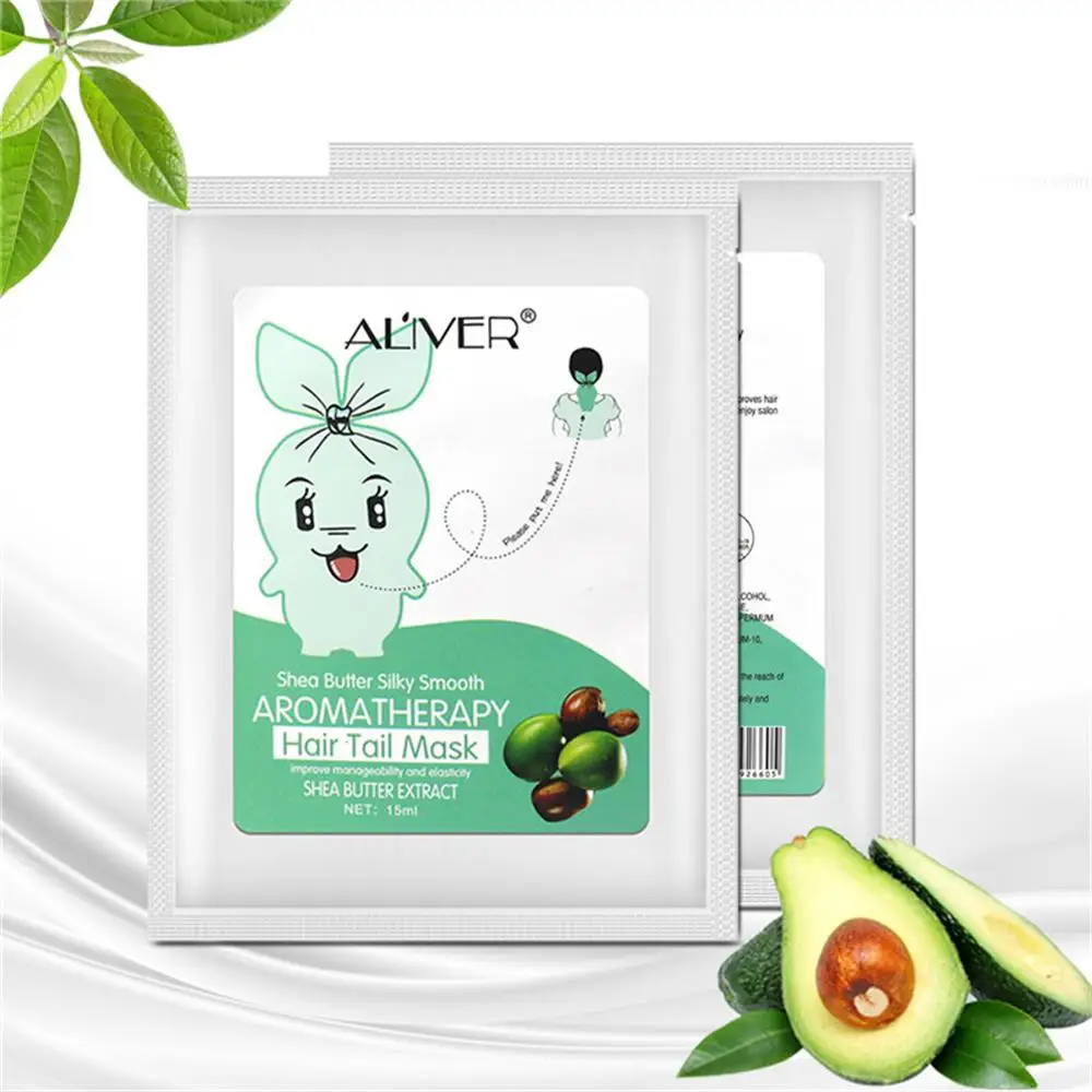 Shea Butter 1 шт. маска для волос увлажняющее Кератиновое восстановление сухих поврежденных волос Блокировка воды восстановление волос против выпадения волос - Цвет: Shea Butter