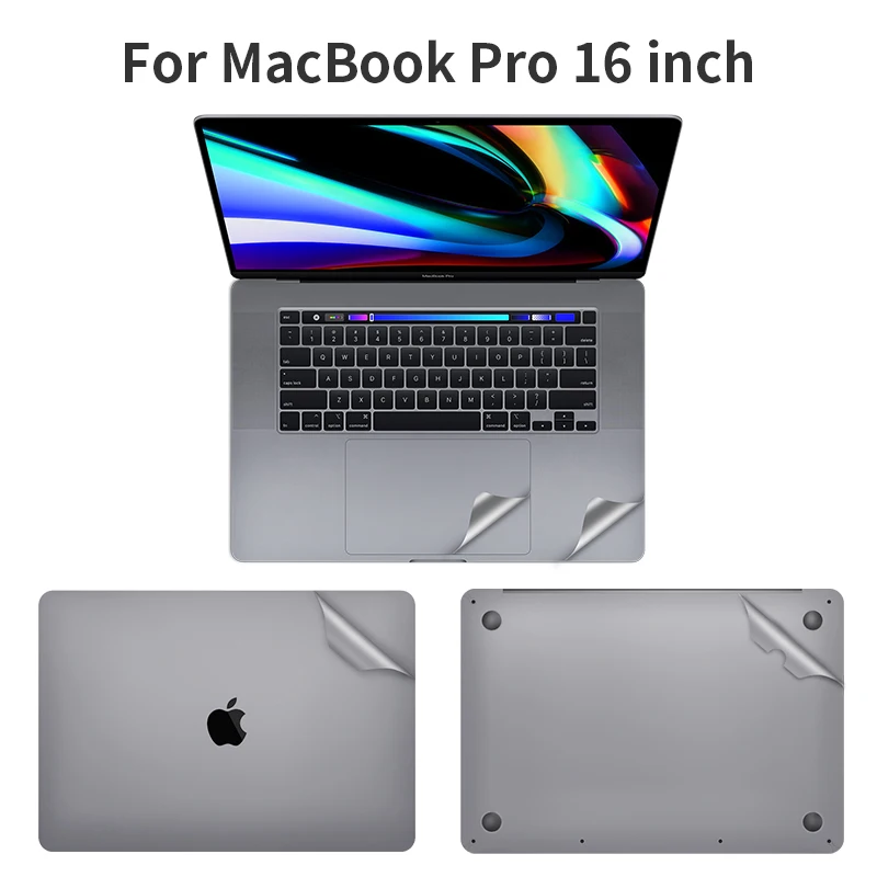Lention Full Body Sticker for 16-inch MacBook Pro A2141, Include Top + Bottom + Touchpad Palm Rest Skin Full-Cover Protective