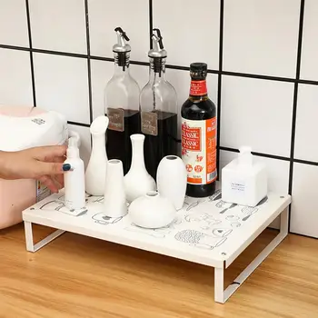

Kitchen Induction Cooker Seasoning Bottle Rack Bracket Pan Pot Stand Holder Countertop Microwave Oven Storage Shelf