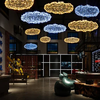 

Modern Cloud Pendant Lights Led Pendant Lamp Living Room Hotel Lobby Restaurant Bar Firefly Indoor Lighting Suspension Luminaire