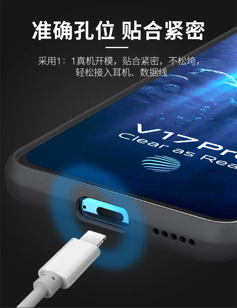 Роскошный тканевый чехол для телефона vivo V17 pro, тонкий мягкий ТПУ чехол для задней панели vivo v15 x27 pro Coque