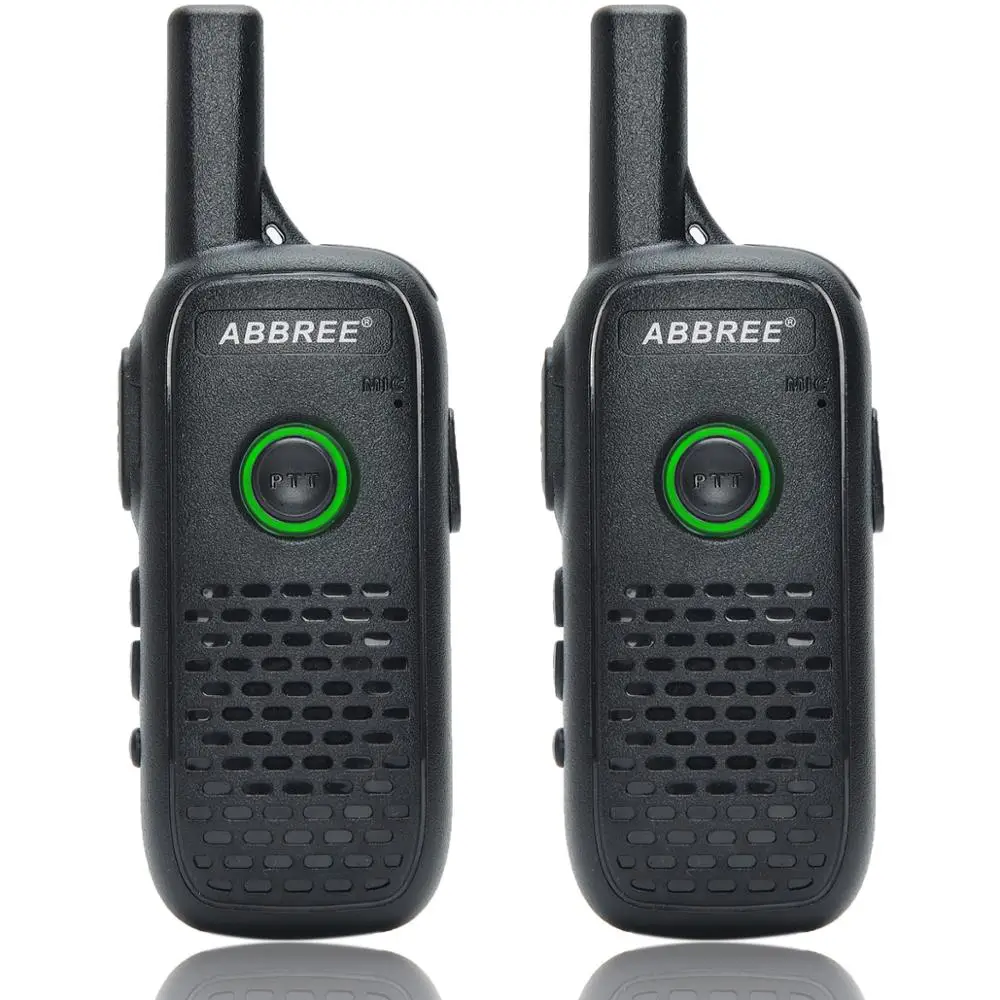 2 шт. ABBREE AR-Q2 Мини Супер рация UHF 400-470 МГц USB зарядка портативное радио Comunicador двухстороннее радио VOX
