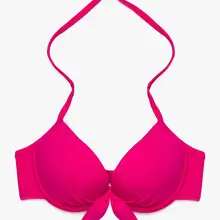 Koton женский розовый однотонный Бикини Топ 9YAK89552OM