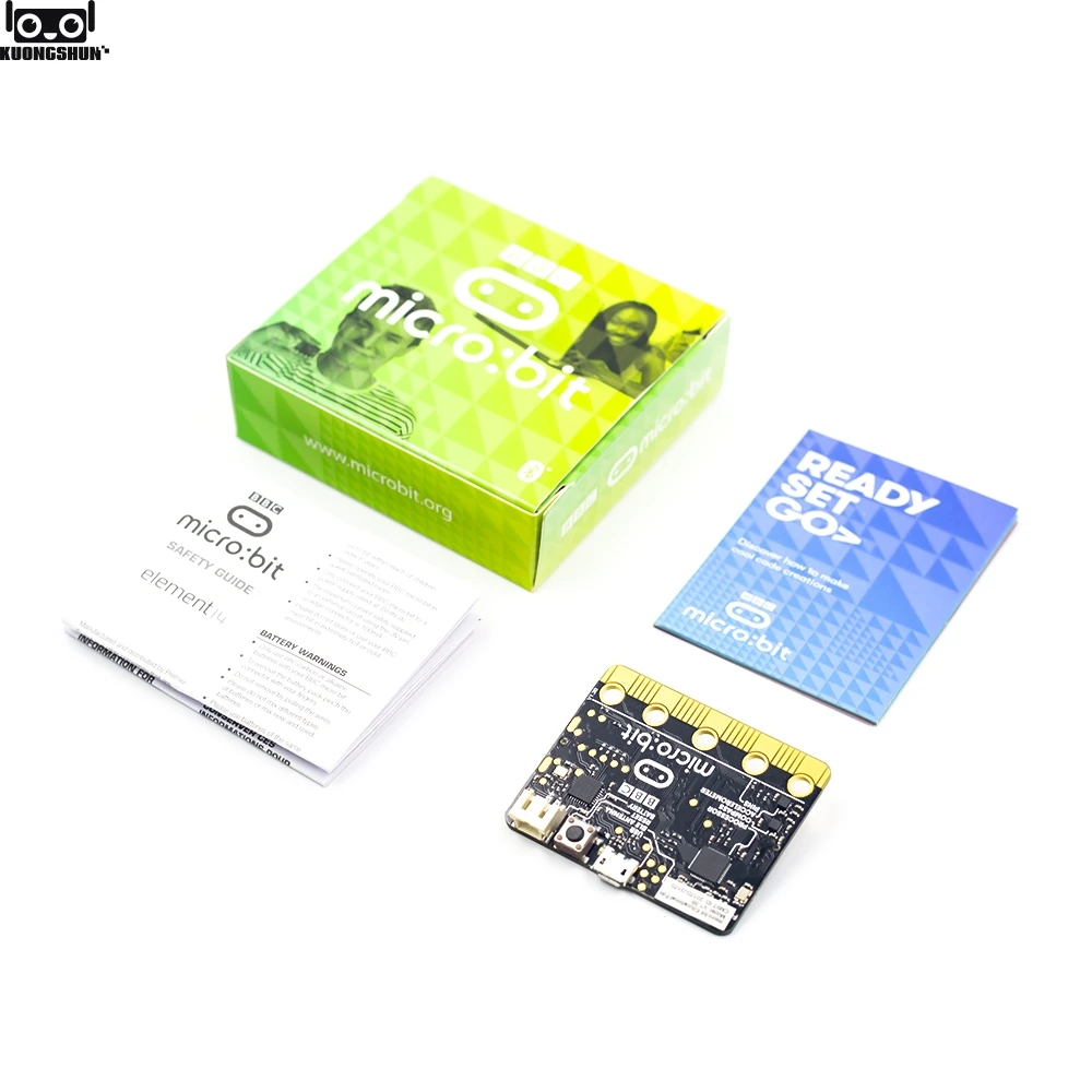 BBC micro: бит NRF51822 макетная плата микро-контроллер с детектором движения компас светодиодный дисплей микро-бит - Комплект: Комплект 2