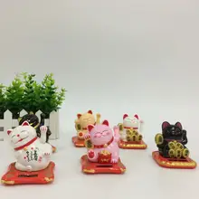 HobbyLane автомобильные креативные интерьерные украшения на солнечных батареях Lucky Cat украшения аксессуары для стайлинга