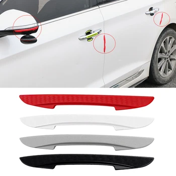 

4PCS Car Side Door Edge Protective Strip Bumper Scrape Guards Door Handle Cover 3D Sticker for Peugeot Audi Suzuki Nissan VW BMW