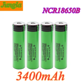 

2020 Original 18650 3.7 v 3400 mah Lithium Rechargeable Battery NCR18650B with Pointed(No PCB) For flashlight batteries
