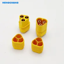 Высокое качество позолоченный MT60 разъем+ гнездо для FPV высокий ток 10 шт./лот